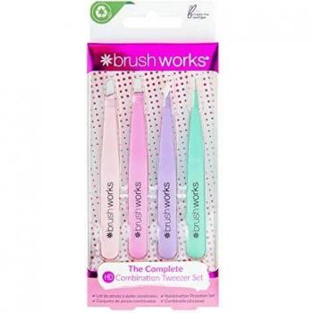 Brushworks HD Pastel Tweezer Set, 4 Pieces