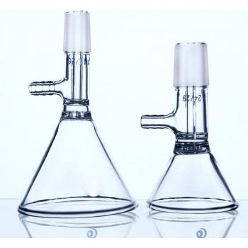 Triangular Glass Conical Filter Funnel – 60‑80mm for Lab Experiments