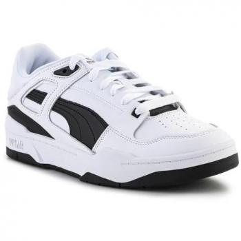 Uomo Slipstream Scarpa in Pelle Colorato (Bianco e Nero)