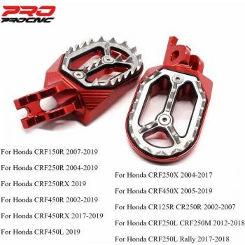 CNC Dirt Pit Bike Foot Pegs for Honda CRF 250X