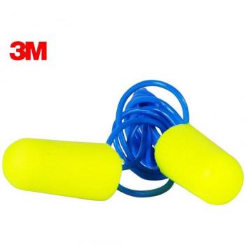 Tapones para oídos con cable 3M 311-1250, espuma PU, reducción de sueño, 5 pares