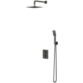 Omnires Parma AquaFlow 20x20 cm – Douche encastrée avec mitigeur intégré