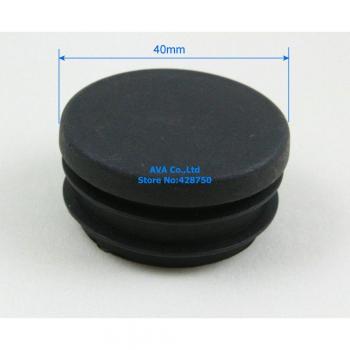 Bouchons ronds en plastique pour tubes 40 mm
