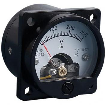 Cadran mètre tension ca 0-300V analogique