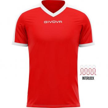 T-shirt Rosso XS Givova Revolution Interlock