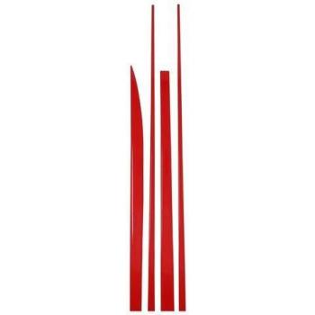 Profile Sportif Rouge 180 cm – Résine PU Anti‑Impact
