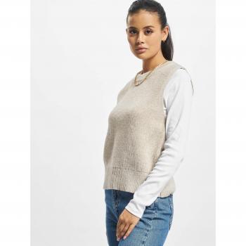 Pull léger sans manches beige