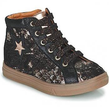 Girls’ GBB TADEA Black High‑Top Athletic Shoes