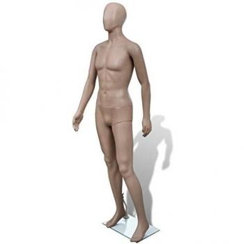 VidaXL Round Head Male Mannequin