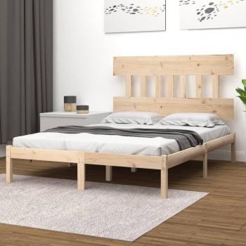 VidaXL Bed Frame Solid Wood 200x200 cm