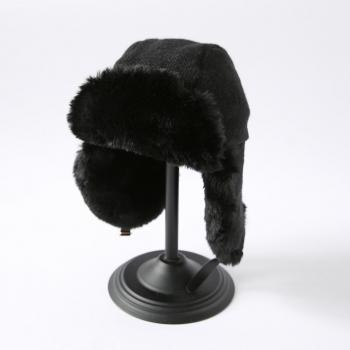 Fur Earflap Bomber Hat for Women