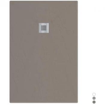 Piatto doccia in marmoresina rettangolare 70x90 cm cemento finitura pietra estasi Londra