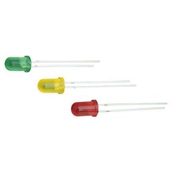 Paquet de 100 pièces LED 5 mm 12 V Vert