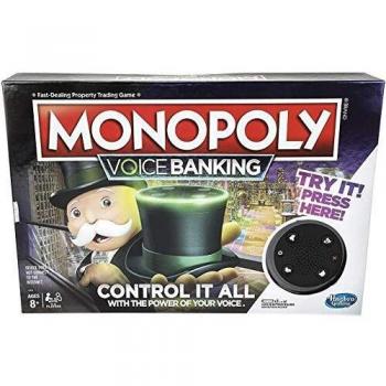 Hasbro Monopoly Voice Banking Electronic Family Board Game (8yrs+) ~ Complete