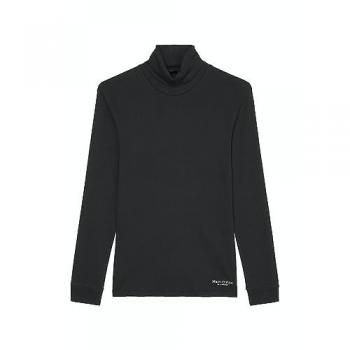 Rollkragenshirt MARC O'POLO Gr. M, schwarz (black) Herren Shirts