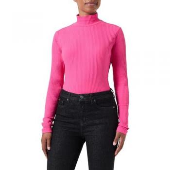 HUGO Longsleeve mit Stehkragen Modell 'Driza', Größe L
