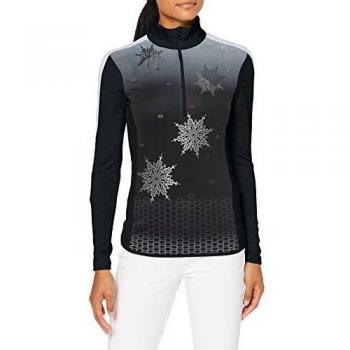 CMP Damen Rolli Shirt 39L2676 in Nero Mel – Größe D42