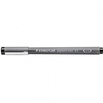 Rotulador calibrado Staedtler Pigment Liner 308 trazo 0,5mm negro