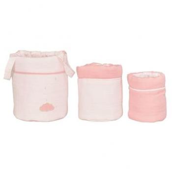 Lot de 3 panières gigognes Lily