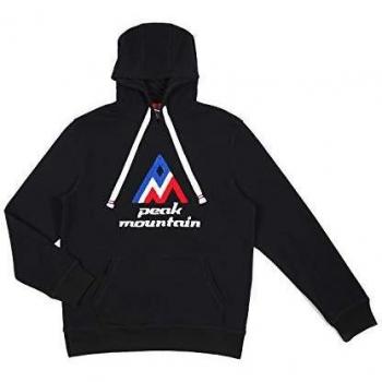 Peak Mountain CODRIVER/XH Sweat Molleton Homme, Noir, Taille L