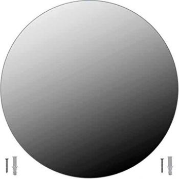 Elnath Stylish Minimalistic Glass Wall Mirror, 50 cm Diameter
