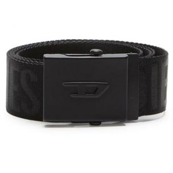Cintura Uomo Diesel Logo B Ind Tape Nera 105 cm