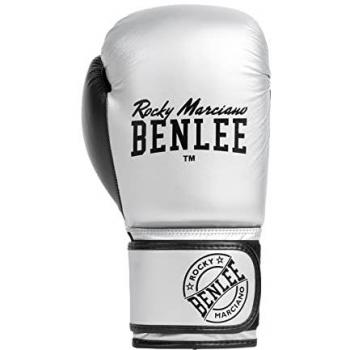 Benlee Carlos Kunstleder Boxhandschuhe Silber/Schwarz 8 oz