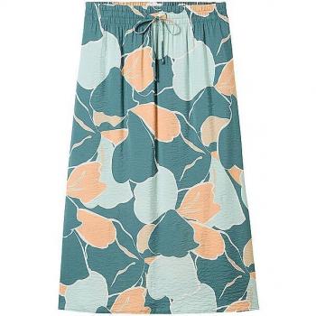 Tom Tailor Midirock 1040348 Grün Regular Fit