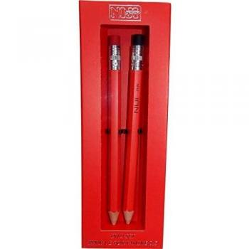 Confezione regalo con penna sfera e mina rossa Niji