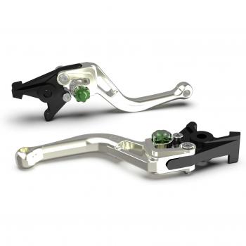 L15 Bow Clutch Leva LSL Verde Argento