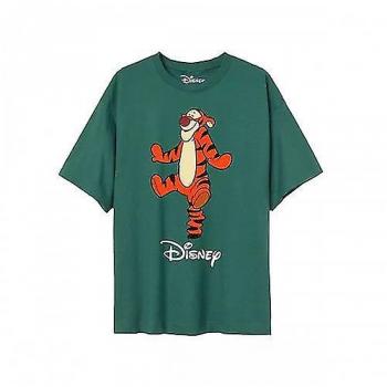 Winnie the Pooh Camiseta Tigger Jumping Mujer Verde M