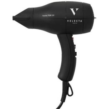 VELECTA SC Iconic 2.0 – Sèche-Cheveux Noir Intense, 2 Vitesses, 2 Températures