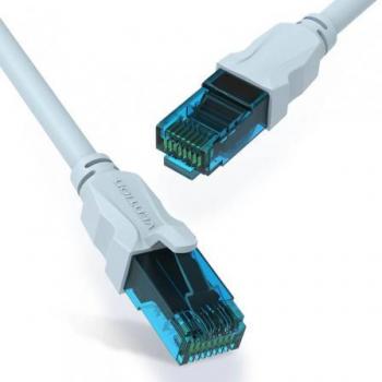 Netzwerkkabel UTP Cat5e 3m eisblau