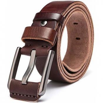 Men's Casual Cowboy Belt 100% Leather
