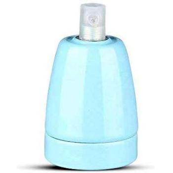 Soporte para Lámparas E27 en Porcelana Azul VTAC