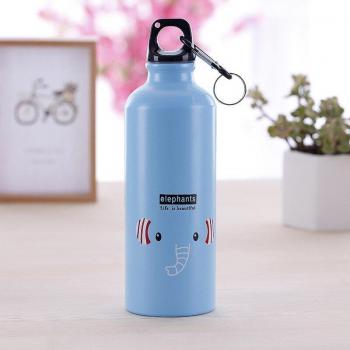 Bouilloire de camping en aluminium et acier inoxydable avec boucle d'animal mignon