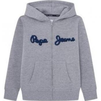 Felpa Con Zip Marl Grey New Lamonty 14 Anni Pepe Jeans