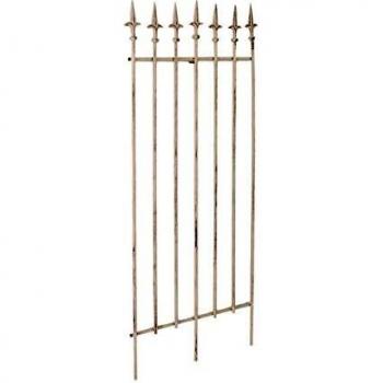 Reja Elisa de Metal Rústica para Plantas, 100 cm de Altura, Color Crema