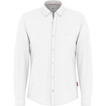 JOOP! Herren Langarmjeanshemd Haven 3-W – Button‑Down-Kragen, Ton-in-Ton‑Print