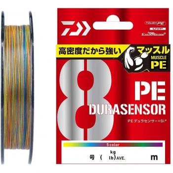 Daiwa PE Line UVF Durasensor 3 300m 49 lb X8+Si2 Multicolor