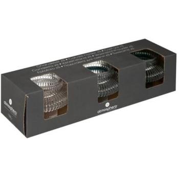 Set de 3 chandeliers en verre multicolore Atmosphera