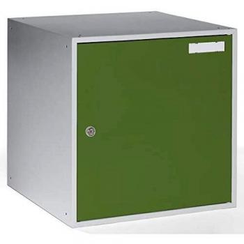 Casiers verrouillables gris clair 450 x 450 x 450 mm