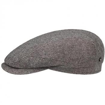 Grey Chester Wool Silk Cashmere Flat Cap