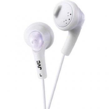 JVC Gumy HA‑F160‑W‑E In‑Ear Audio‑Headphones – 1,2 m Bass Boost‑Kabel – Weiß