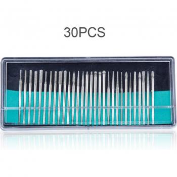 30pcs Milling Cutters 2.35mm for Nail Drill Machine