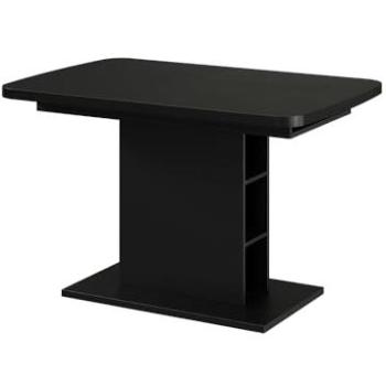 Table Fenaro 120x80cm Noir avec Compartiments Ouverts Vicco