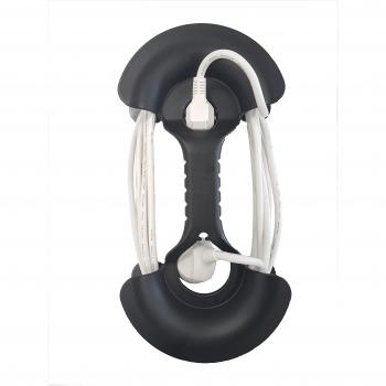 ViD Cable Roll‑Up für Kabelhantel – Schwarz, 2‑25 m