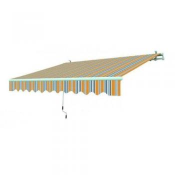 Store Blinky 195x150 pour Protection Solaire Jaune/Gris