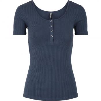 Pieces Women's Ombre Blue T-shirt