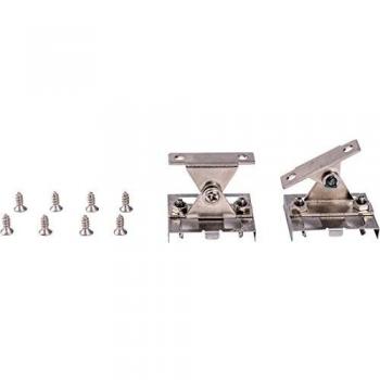 HEITRONIC Mecano Halteklammern, verstellbar, 2er-Pack